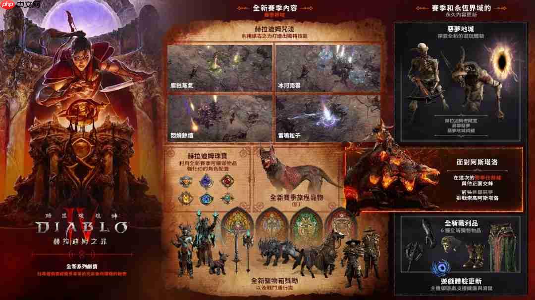 《暗黑破坏神4》第九赛季预告片 7月2日上线