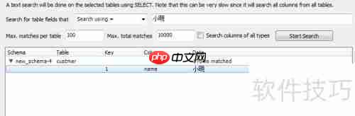 MySQL Workbench全数据库数据搜索指南