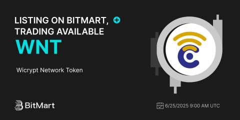 Wicrypt代币在Bitmart上登陆：分散的互联网获得了增长