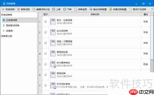 欧路词典：词典管理与使用指南