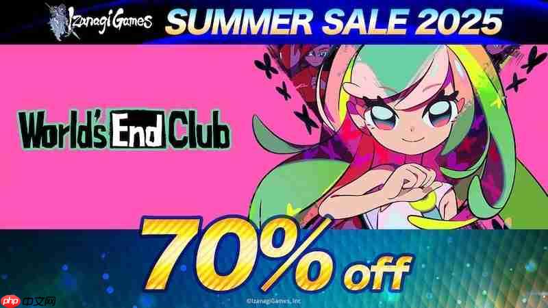 夏日超级特卖登场！《World's End Club》等热门游戏低至3折优惠！
