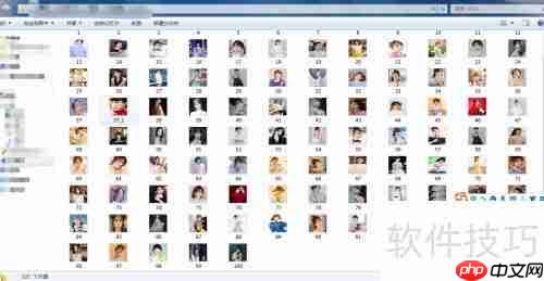 PS快速排版100张图片的方法