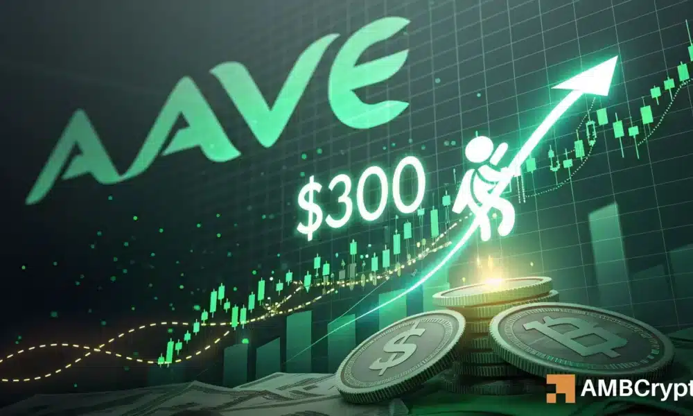Aave Price Bulls：将Defi Wave乘以300美元？