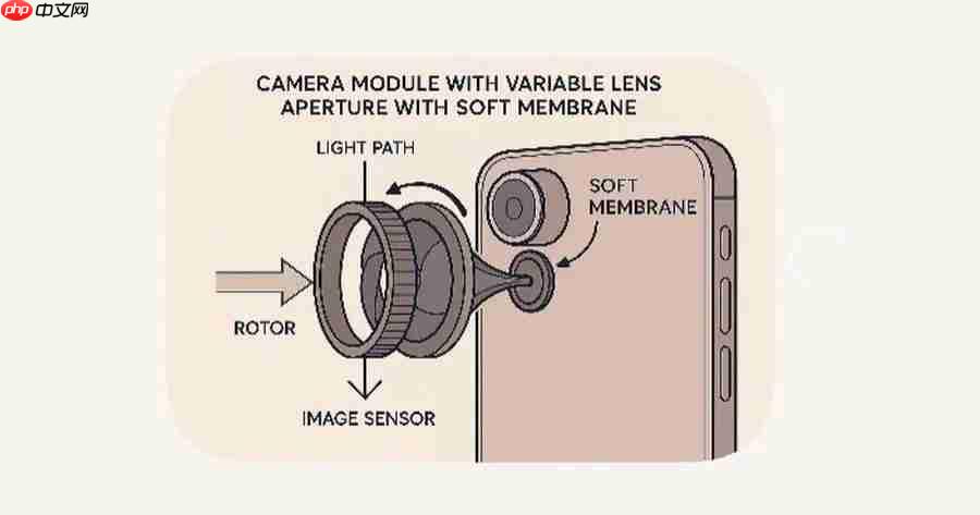 iPhone 相机也要有可变光圈了？苹果新专利超弹性薄膜或将替代机械叶片 