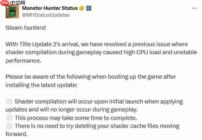 《怪物猎人：荒野》第二次更新现已上线 首促八折中