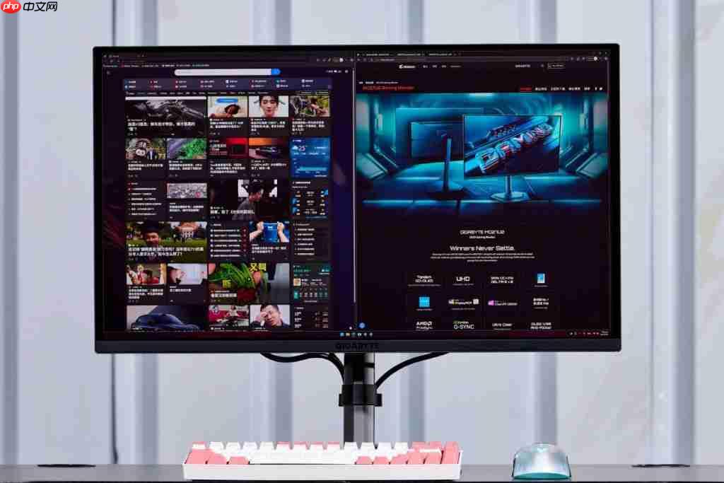  技嘉 MO27U2 显示器深度评测：27 英寸 4K QD-OLED，小尺寸旗舰的新标杆 