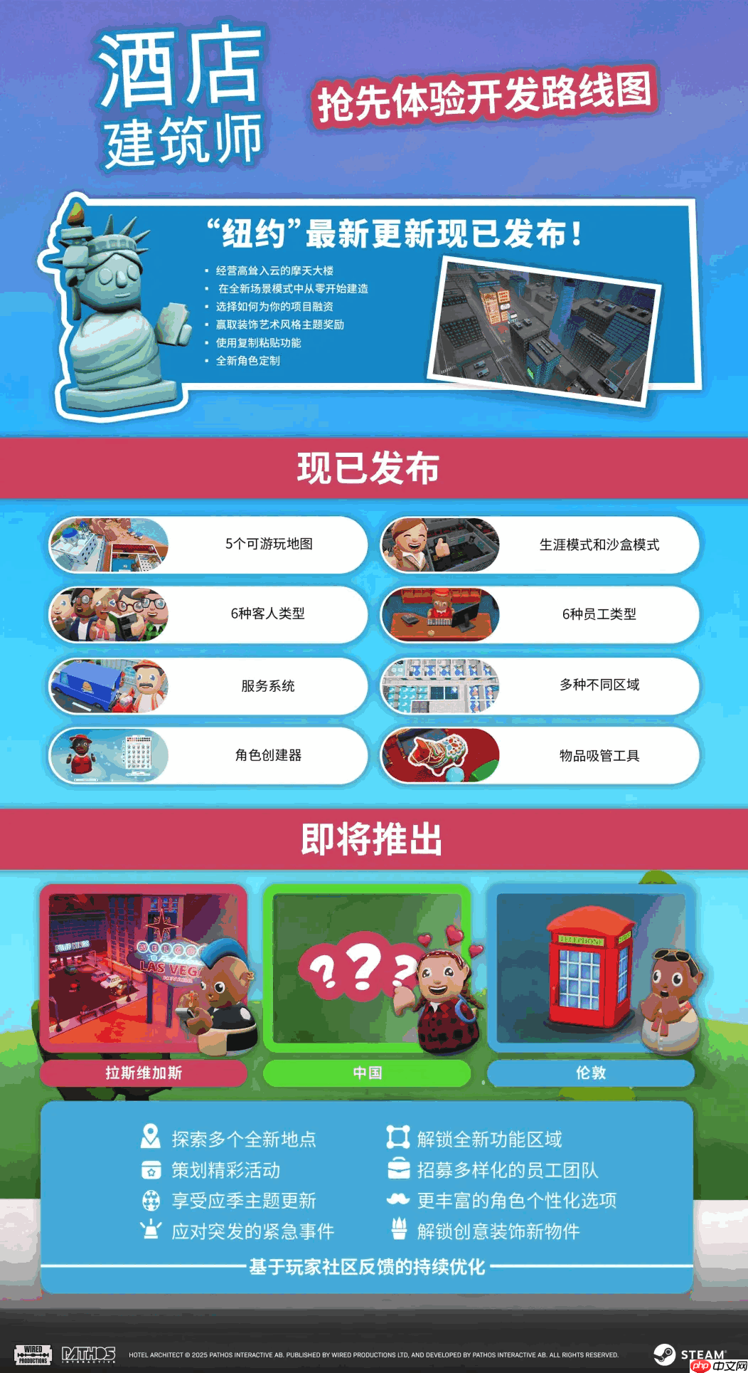 《酒店建筑师》纽约地图重大更新现已推出！