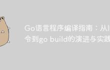 Go语言程序编译指南：从旧指令到go build的演进与实践