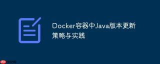Docker容器中Java版本更新策略与实践