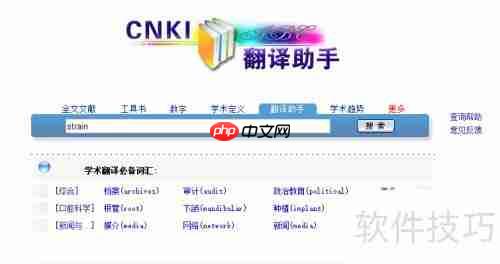 中国知网翻译助手：学术与专业翻译的高效工具