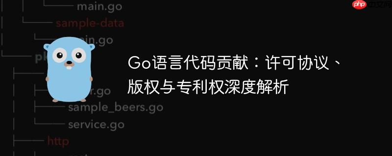 Go語言代碼貢獻：許可協議、版權與專利權深度解析-小浪學習網