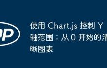 使用 Chart.js 控制 Y 軸范圍：從 0 開始的清晰圖表
