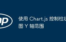 使用 Chart.js 控制柱狀圖 Y 軸范圍
