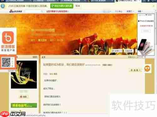 新手上路：如何在新浪网博客发布博文