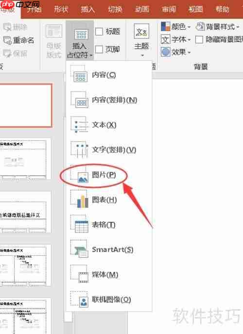 PPT中利用占位符实现多图片快速排版的方法