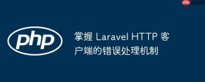 掌握 Laravel HTTP 客户端的错误处理机制