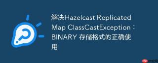 解决Hazelcast ReplicatedMap ClassCastException：BINARY 存储格式的正确使用