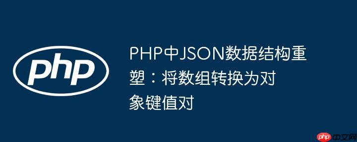 PHP中JSON数据结构重塑:将数组转换为对象键值对