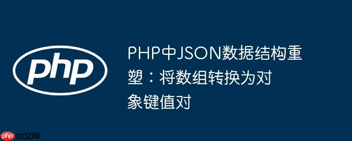 php中json数据结构重塑:将数组转换为对象键值对