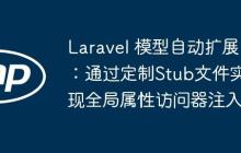 Laravel 模型自動(dòng)擴(kuò)展：通過(guò)定制Stub文件實(shí)現(xiàn)全局屬性訪問(wèn)器注入