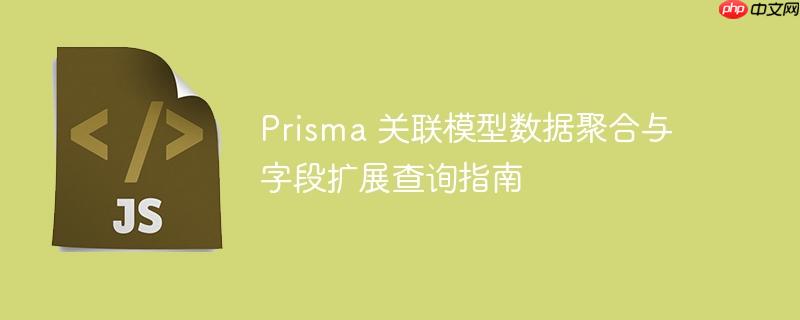 Prisma 关联模型数据聚合与字段扩展查询指南-小浪学习网