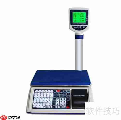 电子收银秤按重和按件收银的方法