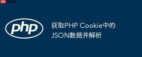 获取PHP Cookie中的JSON数据并解析