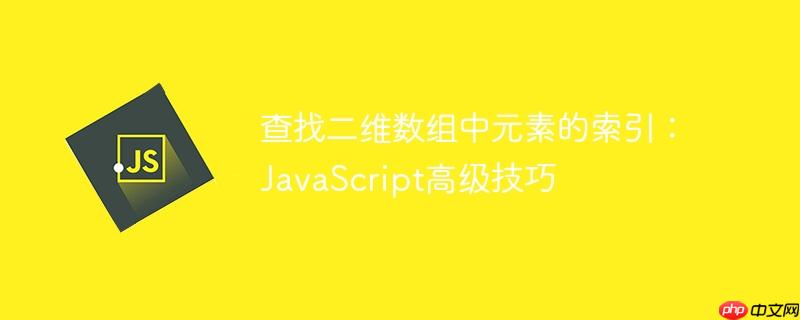 查找二维数组中元素的索引:javascript高级技巧
