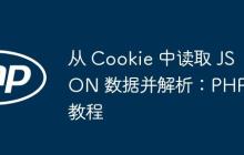 從 Cookie 中讀取 JSON 數(shù)據(jù)并解析：PHP 教程