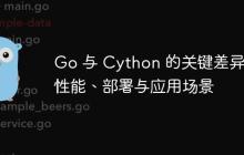 Go 与 Cython 的关键差异：性能、部署与应用场景