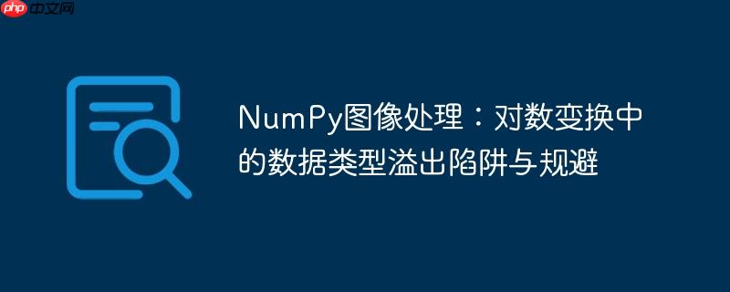 NumPy图像处理：对数变换中的数据类型溢出陷阱与规避-小浪学习网