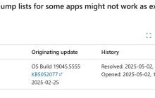 微软承认 Win10 开始菜单跳转列表失效问题，现已修复