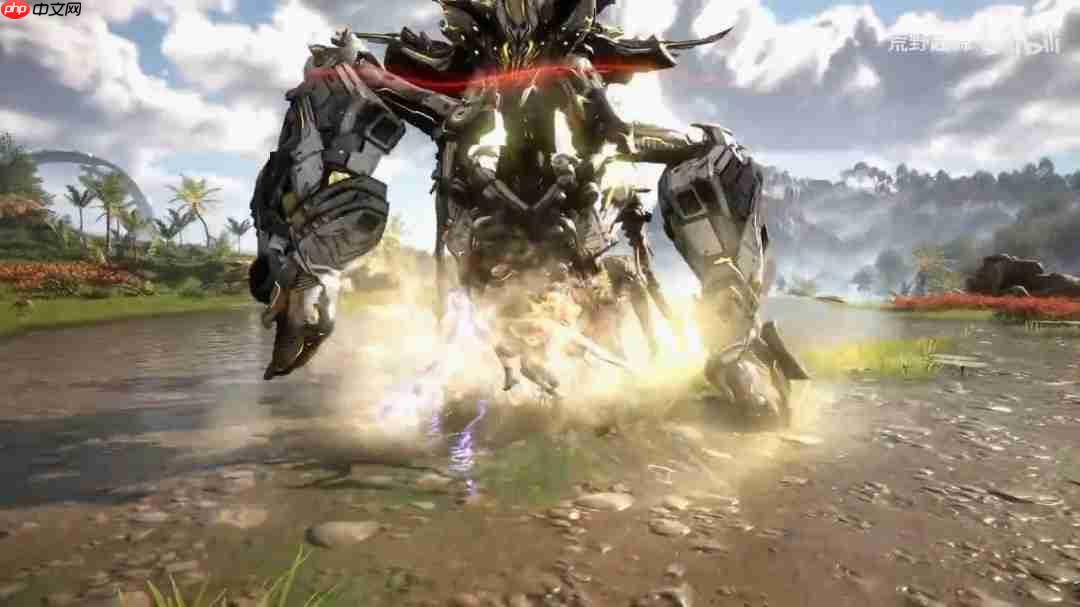 腾讯《荒野起源》新战斗实机公布 少女战机械兽