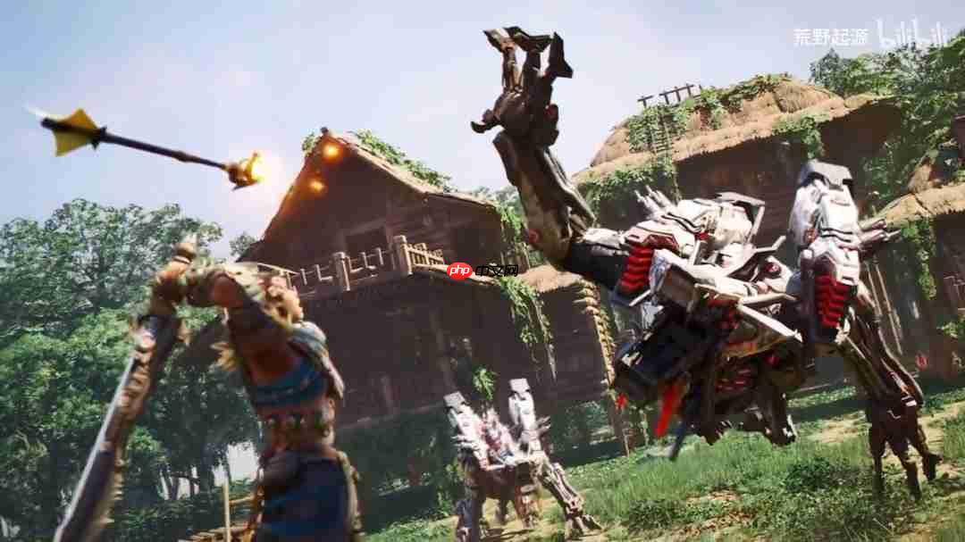 腾讯《荒野起源》新战斗实机公布 少女战机械兽