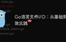 Go语言文件I/O：从基础到高效实践