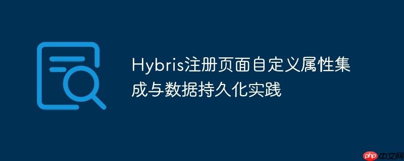 Hybris注册页面自定义属性集成与数据持久化实践-小浪学习网