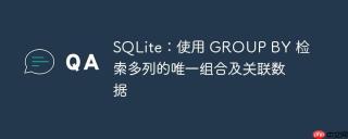 SQLite：使用 GROUP BY 检索多列的唯一组合及关联数据