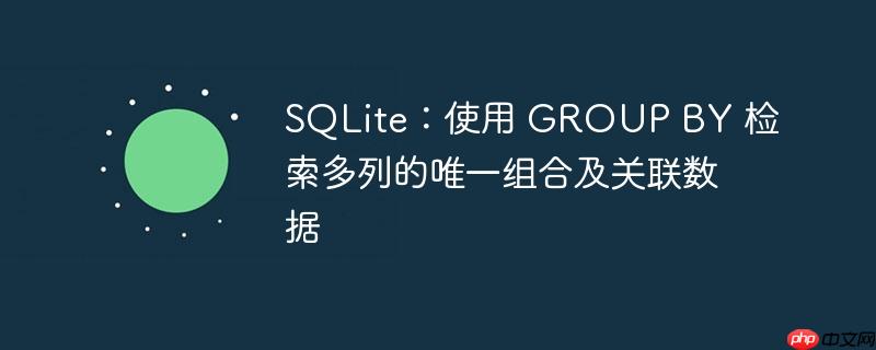 SQLite：使用 GROUP BY 检索多列的唯一组合及关联数据-小浪学习网