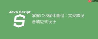 掌握CSS媒体查询：实现跨设备响应式设计