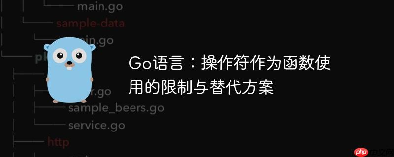 Go语言：操作符作为函数使用的限制与替代方案-小浪学习网