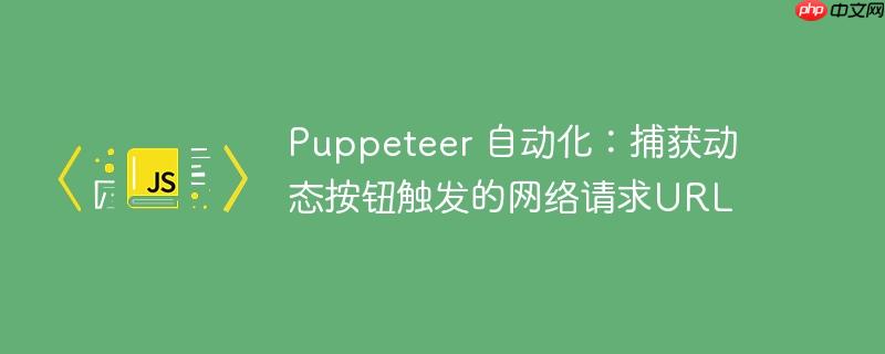 Puppeteer 自动化：捕获动态按钮触发的网络请求URL-小浪学习网