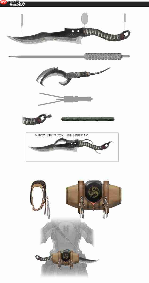 帅的不行!曝《狂野之心S》大量武器怪物设定图!