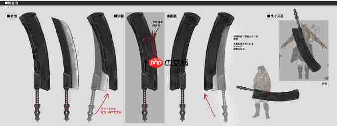 帅的不行!曝《狂野之心S》大量武器怪物设定图!