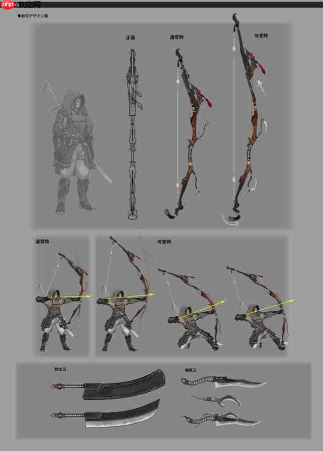 帅的不行!曝《狂野之心S》大量武器怪物设定图!