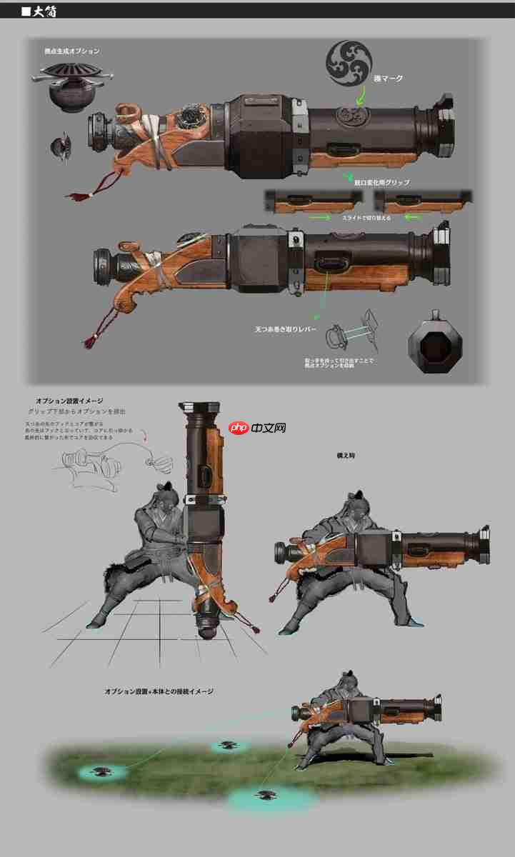 帅的不行!曝《狂野之心S》大量武器怪物设定图!