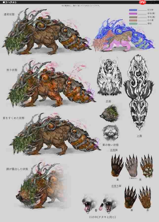 帅的不行!曝《狂野之心S》大量武器怪物设定图!