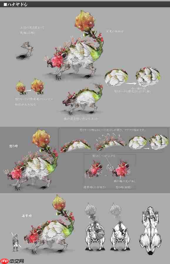 帅的不行!曝《狂野之心S》大量武器怪物设定图!