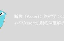 断言（Assert）的哲学：C/C++中Assert机制的深度解析