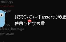 探究C/C++中assert()的正确使用与哲学考量
