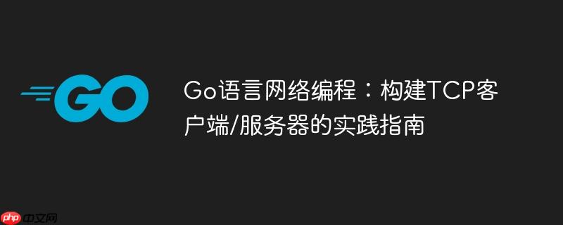 Go语言网络编程：构建TCP客户端/服务器的实践指南-小浪学习网